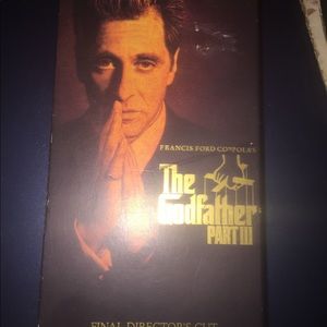 The Godfather Part iii VHS tapes
